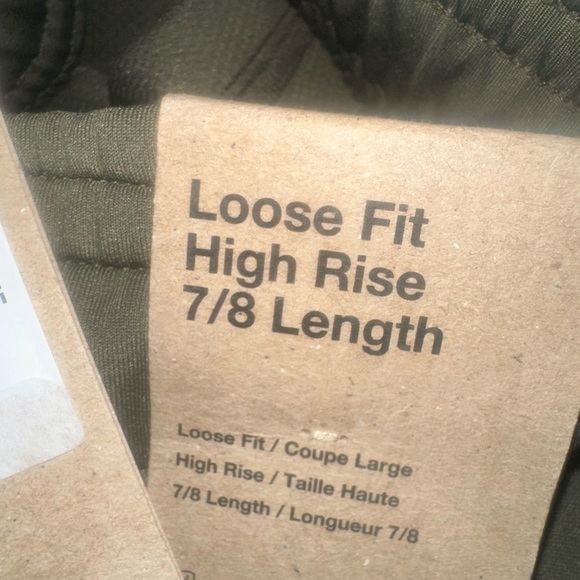 Nike Dri-FIT Prima Women's High-Waisted Training Pants (Cargo Khaki/Black) XL - Picture 9 of 9